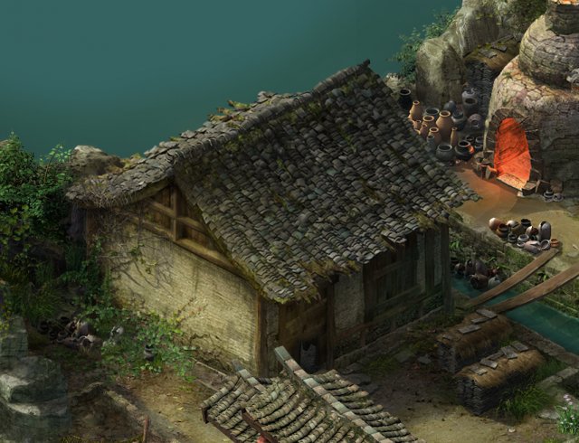 wilderness-broken house 12 3D Modell .c4d .max .obj .3ds .fbx .stl .blend