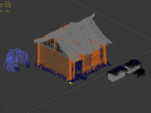 wilderness-broken house 12 3D Modell