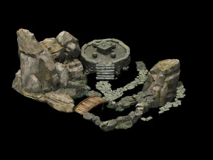 wilderness-rocks-pets-domestication 12 3D Model