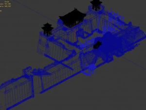 ruins-architecture-historic monuments-yangguan 3D Model