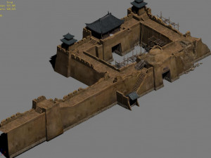 ruins-architecture-historic monuments-yangguan 3D Model