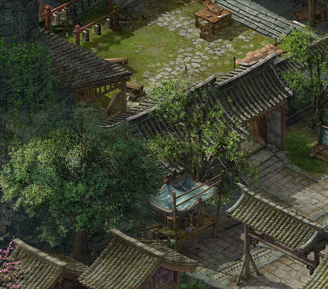 art-craftsman-green qifang 1 3D Model .c4d .max .obj .3ds .fbx .stl .blend 