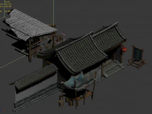 art-craftsman-green qifang 1 3D Model