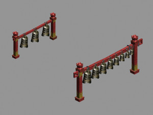 art-craftsman-green qifang props 12 3D Model