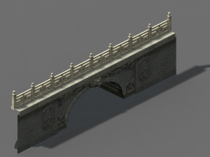 brave continent-stone bridge 01 3D-Modell
