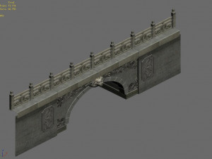 brave continent-stone bridge 01 3D-Modell