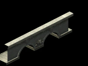 brave continent-stone bridge 02 3D Model