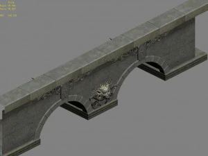 brave continent-stone bridge 02 3D Model