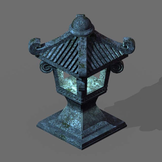 nether mansion street light-xu yinyan 3D Модель .c4d .max .obj .3ds .fbx .stl .blend 