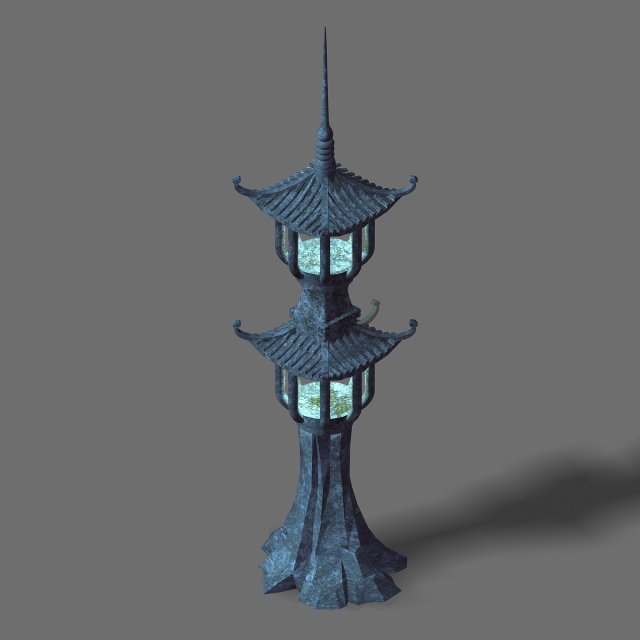 netherworld-street light 03 3D Model .c4d .max .obj .3ds .fbx .stl .blend 