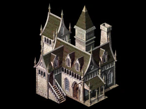 game-scene-blacksmith shop 78 3D Model