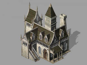 game-scene-blacksmith shop 78 3D Model