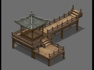 garden landscape-pavilion 12 3D Model