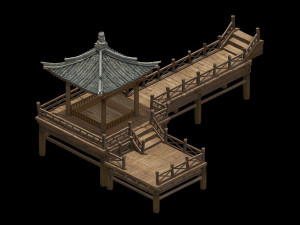 garden landscape-pavilion 12 3D Model