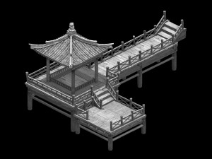 garden landscape-pavilion 12 3D Model