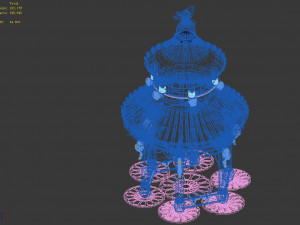 garden pavilion-surface 11 3D Model