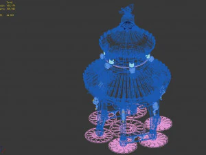 garden pavilion-surface 11 3D Model