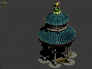garden pavilion-surface 11 3D Model