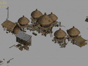 primitive tribe-mao cao building 14 3D मॉडल