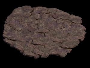 meteorite purgatory-terrain Modello 3D