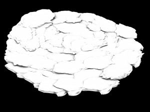 meteorite purgatory-terrain Modello 3D