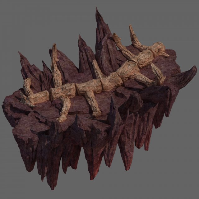 meteor dragon purgatory-section 8 dragon bone 3D 모델 .c4d .max .obj .3ds .fbx .stl .blend 