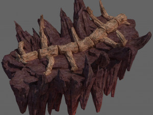 meteor dragon purgatory-section 8 dragon bone 3D Model