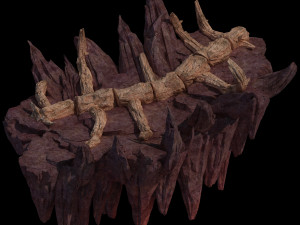 meteor dragon purgatory-section 8 dragon bone 3D 모델