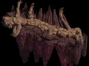 meteor dragon purgatory-second dragon bone 3D Model