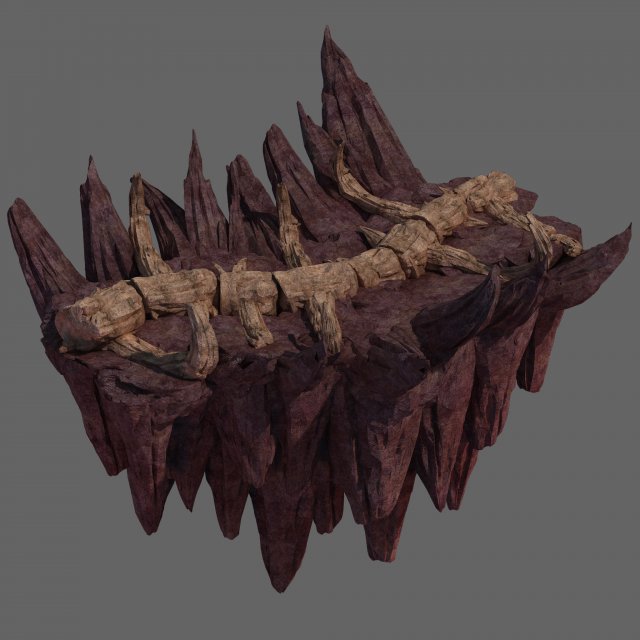 meteor dragon purgatory-section 9 dragon bone Model 3D .c4d .max .obj .3ds .fbx .stl .blend 