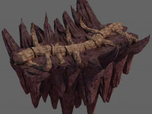 流星龙炼狱-第九节龙骨 3D 模型