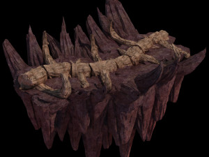 meteor dragon purgatory-section 9 dragon bone Model 3D