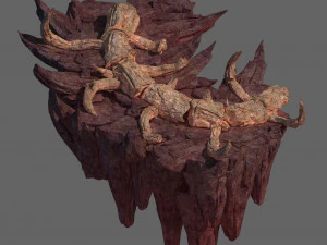 流星龍煉獄-龍骨セクション7 3Dモデル