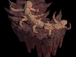 meteor dragon purgatory-dragon bone section 7 3D Model