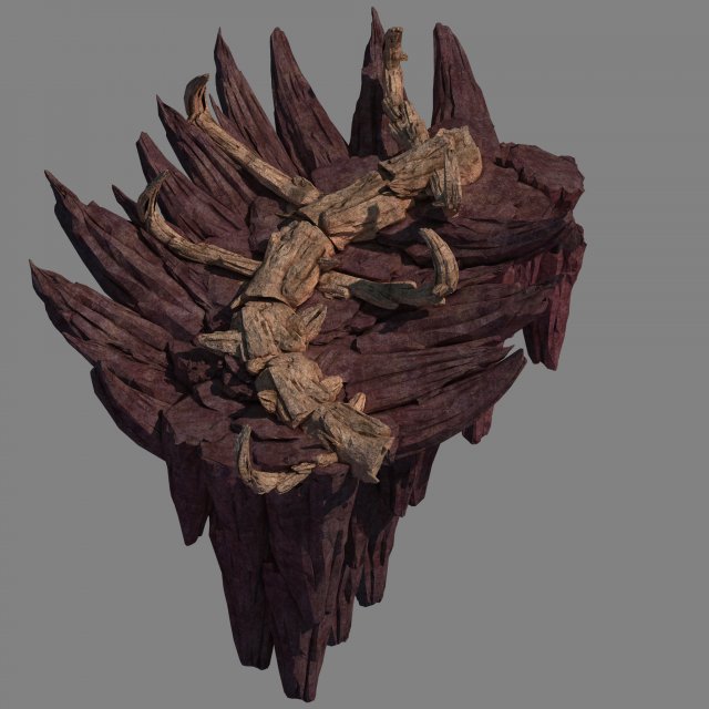 meteor dragon purgatory-dragon bone section iii 3D 모델 .c4d .max .obj .3ds .fbx .stl .blend 