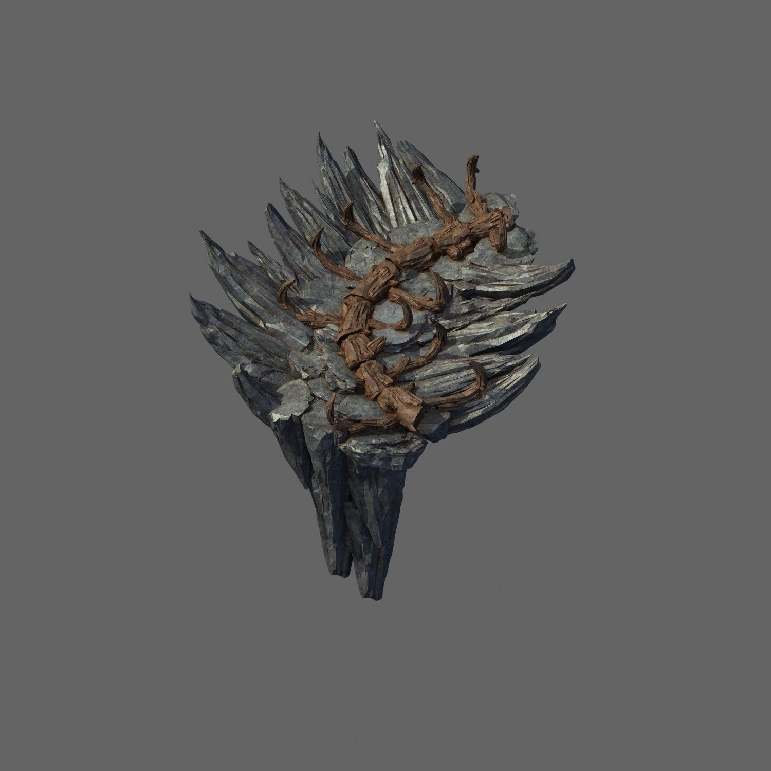 meteorite purgatory-section iii dragon bone 02 3D Model .c4d .max .obj .3ds .fbx .stl .blend 