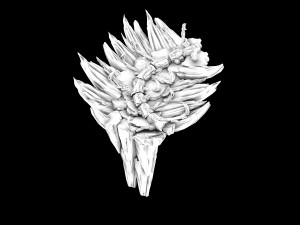 meteorite purgatory-section iii dragon bone 02 3D मॉडल