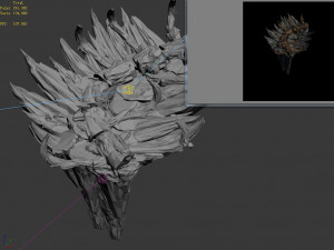 meteorite purgatory-section iii dragon bone 02 3D मॉडल