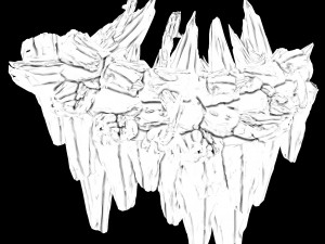 meteor dragon purgatory-fourth dragon bone 3D 모델