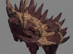 meteorite purgatory-section 5 dragon bone 3D 모델