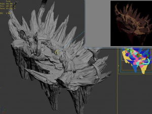 meteorite purgatory-section 5 dragon bone 3D Model