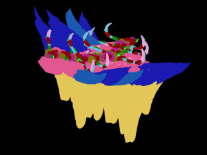 meteorite purgatory-section 5 dragon bone 02 Modello 3D