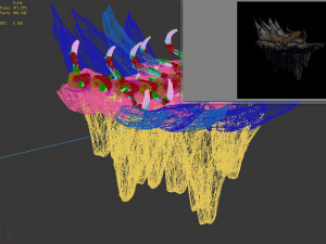 meteorite purgatory-section 5 dragon bone 02 Modello 3D