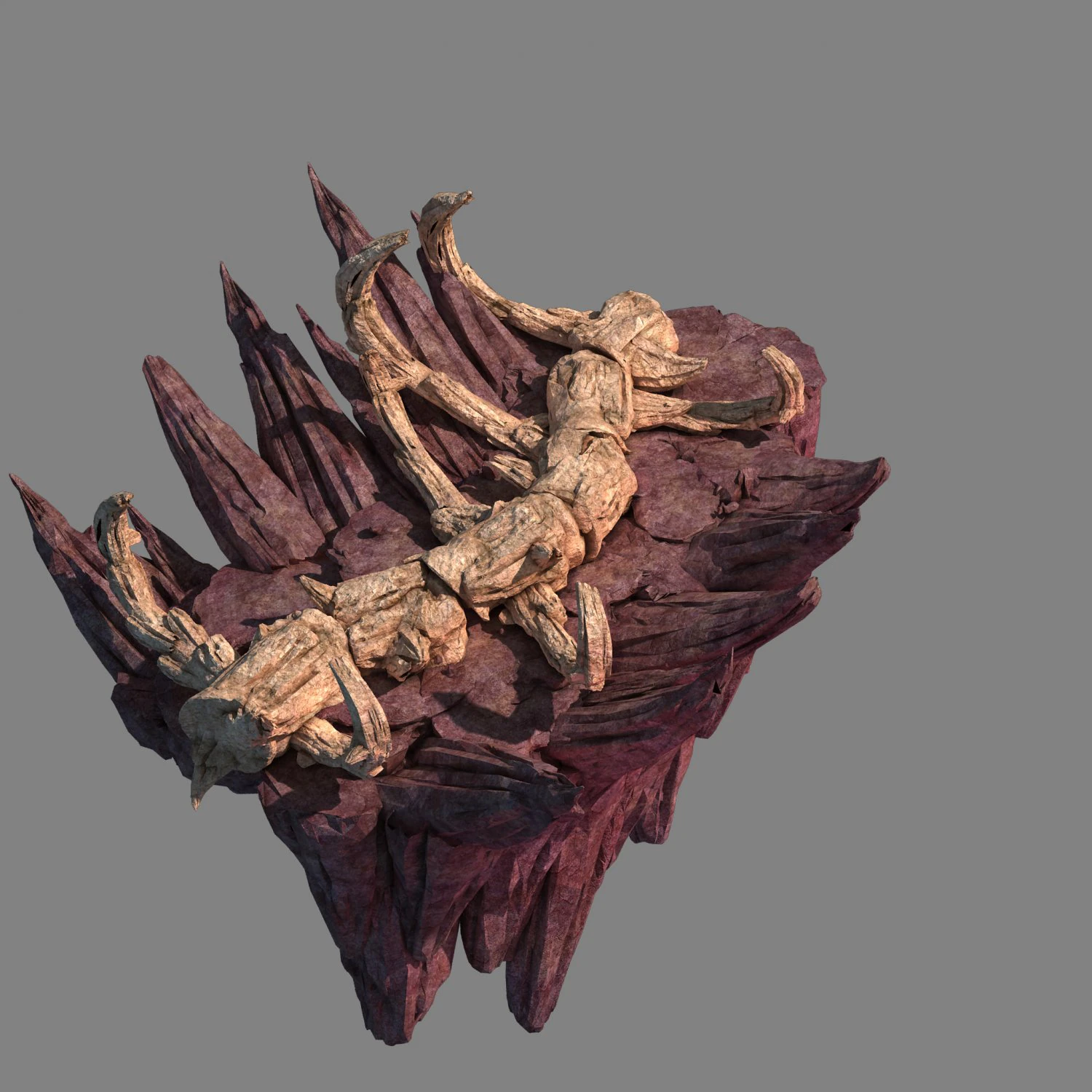 meteor dragon purgatory-section 1 dragon bone 3D Model .c4d .max .obj .3ds .fbx .stl .blend