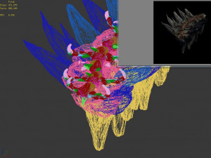 meteorite purgatory-section one dragon bone 02 3D Model