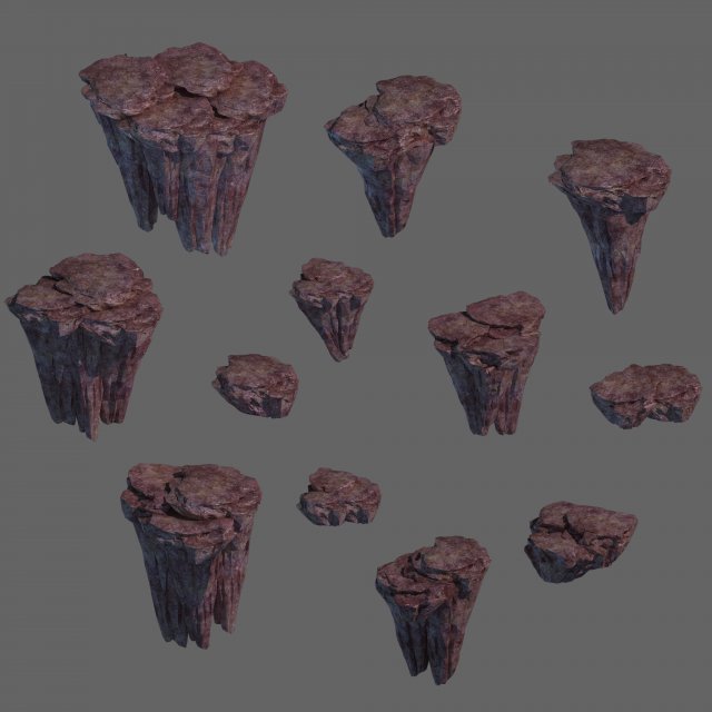 meteor dragon purgatory-independent stone 3D 模型 .c4d .max .obj .3ds .fbx .stl .blend 