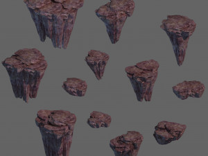 meteor dragon purgatory-independent stone 3D 模型