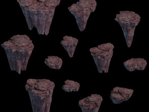 meteor dragon purgatory-independent stone 3D 模型