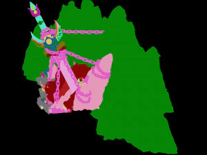 meteor dragon purgatory-sword-mountain 3D Model