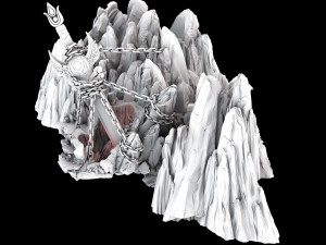 meteor dragon purgatory-sword-mountain 3D-Modell
